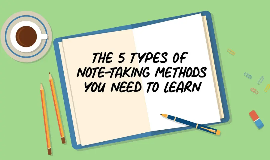 categorized types of note-taking methods