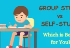 comparing group study and self study