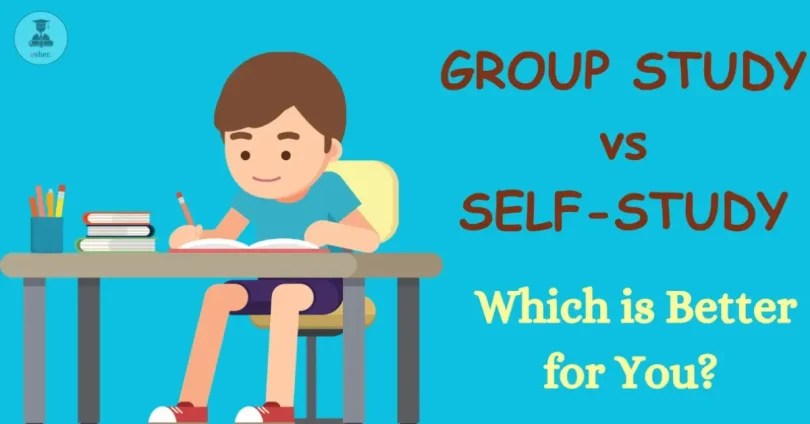 comparing group study and self study