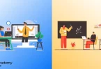 online education vs traditional education (comparison intent)